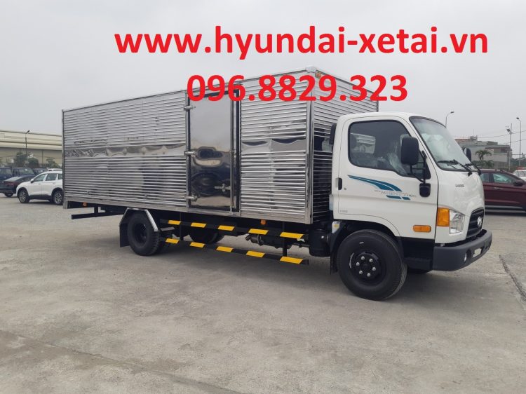 Xe 7 tấn thùng kín inox Hyundai Mighty 110XL dài 6m3 2022